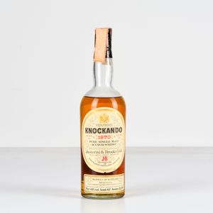 Knockando, Justerini & Brooks, Pure Single Malt Scotch Whisky  - Asta Heritage. Vini e Distillati da Collezione - Associazione Nazionale - Case d'Asta italiane