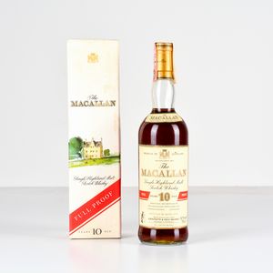 Macallan, Single Highland Malt Scotch Whisky 10 years old full proof Sherry wood  - Asta Heritage. Vini e Distillati da Collezione - Associazione Nazionale - Case d'Asta italiane