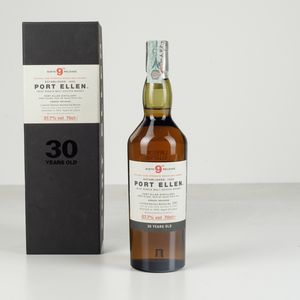 Port Ellen, Islay Single Malt Scotch Whisky 30 years old natural cask strength ninth release  - Asta Heritage. Vini e Distillati da Collezione - Associazione Nazionale - Case d'Asta italiane