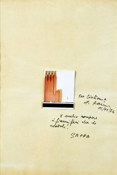 RAYMOND HAINS : Saffa  - Asta 74° Asta di Arte Moderna e Contemporanea - Associazione Nazionale - Case d'Asta italiane
