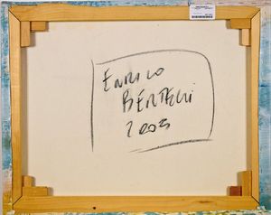 ENRICO BERTELLI : senza titolo  - Asta 74° Asta di Arte Moderna e Contemporanea - Associazione Nazionale - Case d'Asta italiane