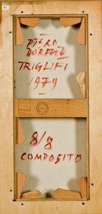 PIERO DORAZIO : Triglifi  - Asta 74° Asta di Arte Moderna e Contemporanea - Associazione Nazionale - Case d'Asta italiane