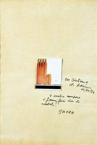 RAYMOND HAINS : Saffa  - Asta 74° Asta di Arte Moderna e Contemporanea - Associazione Nazionale - Case d'Asta italiane