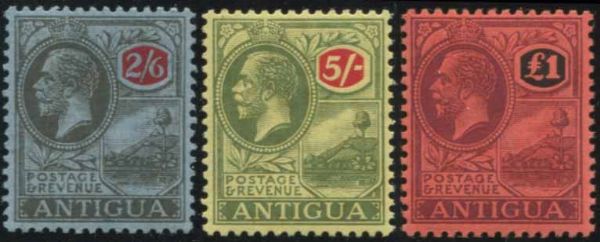1921, ANTIGUA, KING GEORGE V  - Asta Filatelia - Associazione Nazionale - Case d'Asta italiane