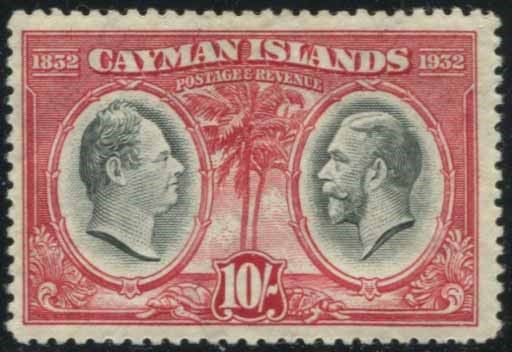 1932, CAYMAN ISLAND, CENTENARY OF THE ASSEMBLY OF JUSTICE AND VESTRY  - Asta Filatelia - Associazione Nazionale - Case d'Asta italiane