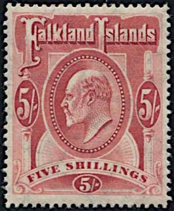 1904/12, FALKLAND ISLANDS, KING EDWARD VII  - Asta Filatelia - Associazione Nazionale - Case d'Asta italiane