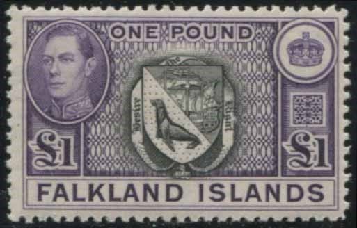 1938/1950, FALKLAND ISLANDS, KING GEORGE VI  - Asta Filatelia - Associazione Nazionale - Case d'Asta italiane