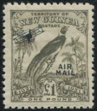 1931, NEW GUINEA, OVERPRINTED  - Asta Filatelia - Associazione Nazionale - Case d'Asta italiane