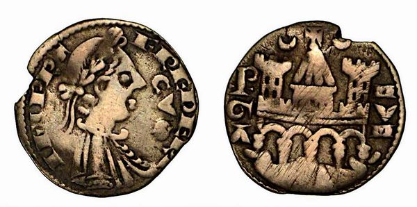 BERGAMO. Comune, a nome di Federico II (1194-1250). Grosso da 4 denari, anni 1236-1250.  - Asta Numismatica - Associazione Nazionale - Case d'Asta italiane