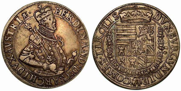 AUSTRIA. Ferdinand, 1564-1595. Thaler s.d.  - Asta Numismatica - Associazione Nazionale - Case d'Asta italiane
