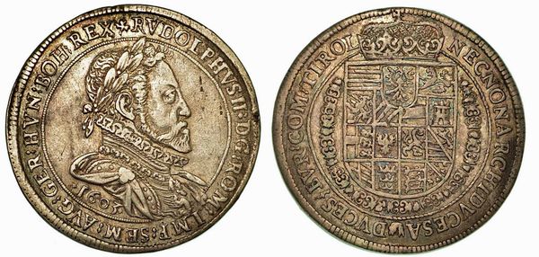 AUSTRIA Rudolf II, 1576-1612. Thaler 1603.  - Asta Numismatica - Associazione Nazionale - Case d'Asta italiane