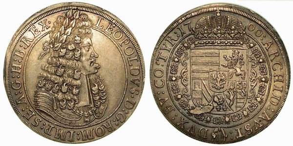 AUSTRIA. Leopold I, 1657-1705. Thaler 1700.  - Asta Numismatica - Associazione Nazionale - Case d'Asta italiane