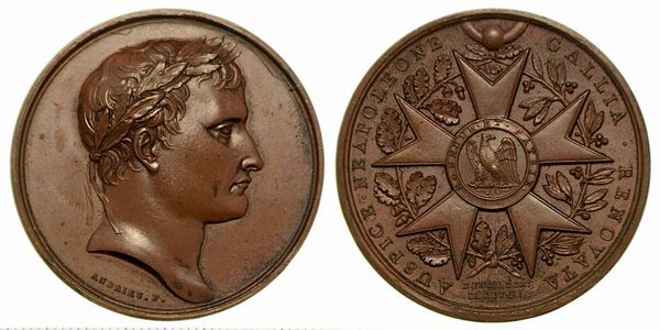 RICOSTITUZIONE DELLA LEGION D'ONORE. Medaglia in bronzo 1804.  - Asta Numismatica - Associazione Nazionale - Case d'Asta italiane