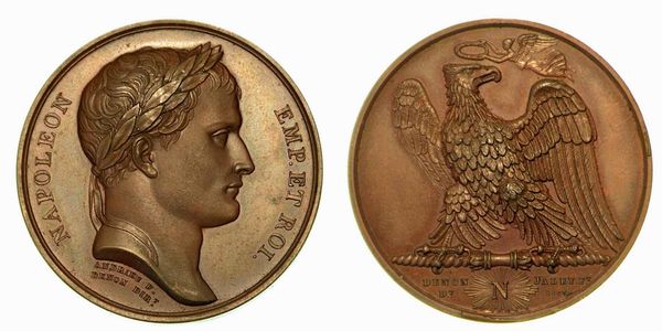 VITTORIE DEL 1807. Medaglia in bronzo 1807.  - Asta Numismatica - Associazione Nazionale - Case d'Asta italiane