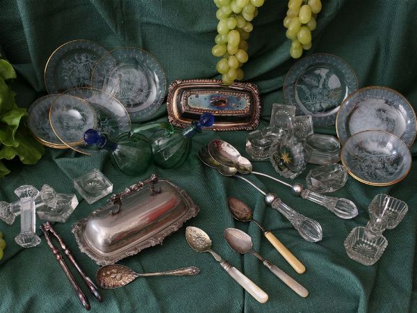 Miscellanea di accessori per la tavola  - Asta Stile toscano: curiosit da una residenza di campagna - Associazione Nazionale - Case d'Asta italiane