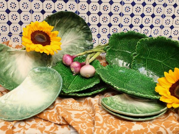 Set da insalata in terraglia  - Asta Stile toscano: curiosit da una residenza di campagna - Associazione Nazionale - Case d'Asta italiane