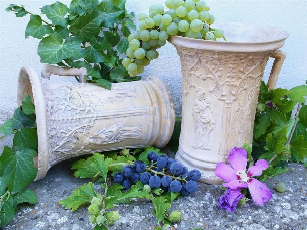 Coppia di vasi in terracotta di Signa  - Asta Stile toscano: curiosit da una residenza di campagna - Associazione Nazionale - Case d'Asta italiane