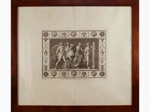 Marco Carloni - Vestigia delle Terme di Tito e loro interne pitture, seconda met del XVIII secolo