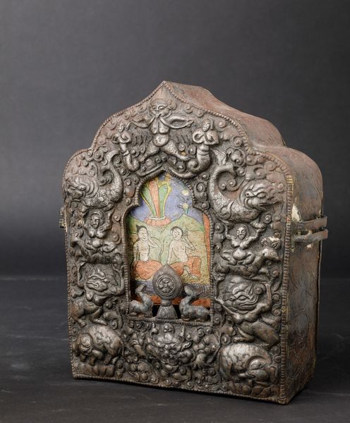 Altare da viaggio in bronzo sbalzato, Tibet, XVIII secolo  - Asta Arte Orientale | Cambi Time - Associazione Nazionale - Case d'Asta italiane