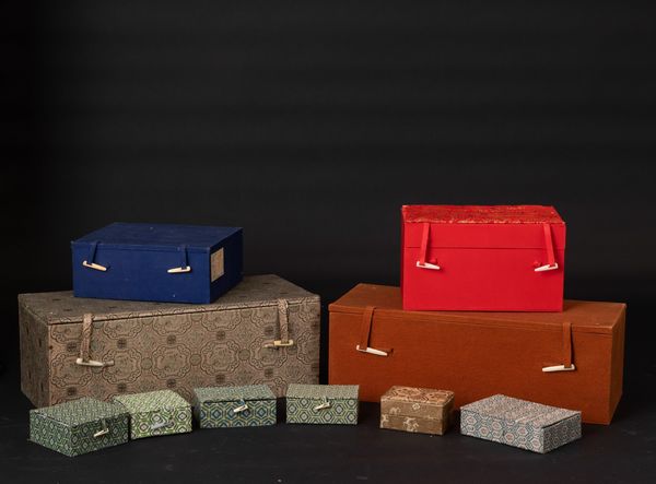 Lotto composto da dieci scatole con rivestimento in tessuto, Cina, XX secolo  - Asta Arte Orientale | Cambi Time - Associazione Nazionale - Case d'Asta italiane