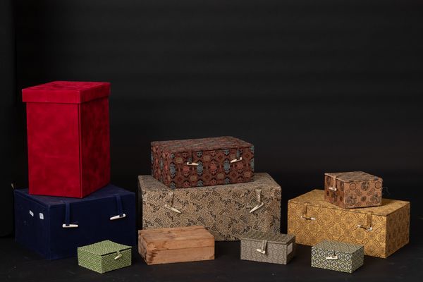 Lotto composto da dieci scatole con rivestimento in tessuto, Cina, XX secolo  - Asta Arte Orientale | Cambi Time - Associazione Nazionale - Case d'Asta italiane