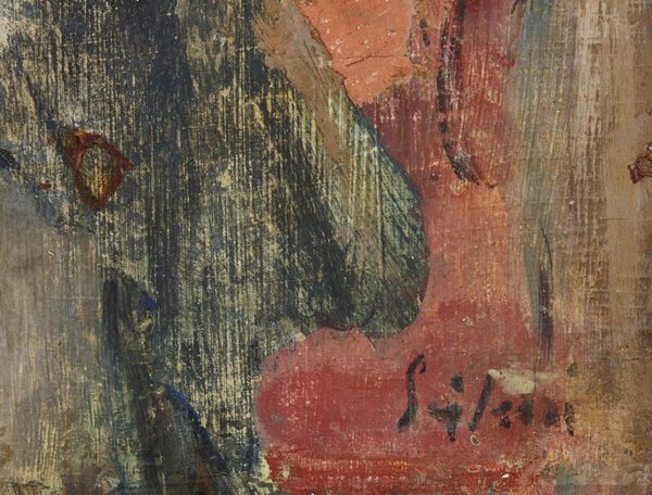 SEIBEZZI FIORAVANTE (1906 - 1975) : Ritratto di donna.  - Asta Asta 339  Arte antica e del XIX secolo (online) - Associazione Nazionale - Case d'Asta italiane