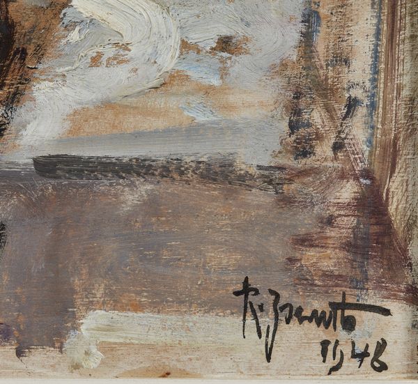 ZANUTTO RENZO (1909 - 1979) : Paesaggio veneziano.  - Asta Asta 339  Arte antica e del XIX secolo (online) - Associazione Nazionale - Case d'Asta italiane
