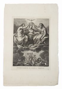 EREDI BENEDETTO (1750 - 1812) - Incoronazione di Maria Vergine.