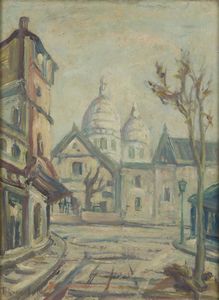 SOLDO RINA (1899 - 1982) - Parigi, Chiesa del Sacre Coeur.