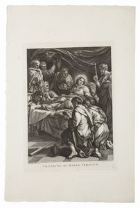 EREDI BENEDETTO (1750 - 1812) - Transito di Maria Vergine.