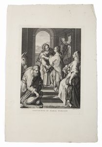 EREDI BENEDETTO (1750 - 1812) - Visitazione di Maria Vergine.