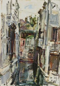 MORI NENO (1899 - 1968) - Canale veneziano.