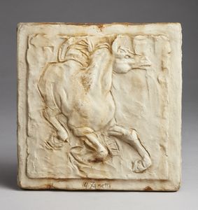 ZANETTI GIUSEPPE (1891 - 1967) - Cavallo al galoppo.
