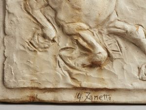 ZANETTI GIUSEPPE (1891 - 1967) : Cavallo al galoppo.  - Asta Asta 339  Arte antica e del XIX secolo (online) - Associazione Nazionale - Case d'Asta italiane