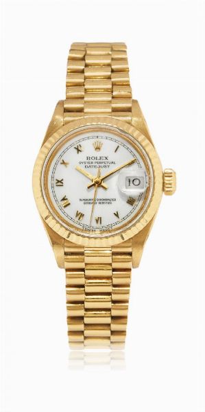 Orologio da polso da donna Rolex Datejust in oro ref. 69178, del 1986  - Asta Orologi - Associazione Nazionale - Case d'Asta italiane