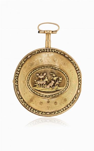 Orologio da tasca svizzero a chiavetta, firmato Duchne, periodo primi '800  - Asta Orologi - Associazione Nazionale - Case d'Asta italiane