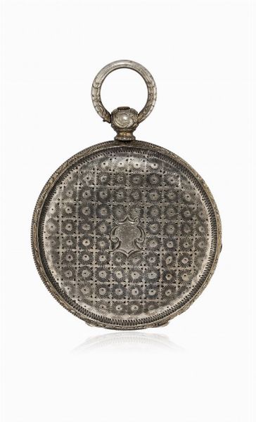 Lotto di due orologi da tasca in argento, periodo fine 800  - Asta Orologi - Associazione Nazionale - Case d'Asta italiane