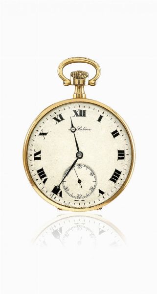 Orologio da tasca svizzero a remontoir, firmato Le Salve, periodo 1910  - Asta Orologi - Associazione Nazionale - Case d'Asta italiane