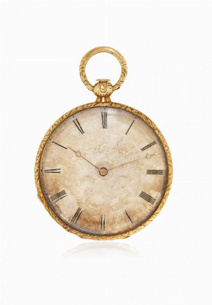 Orologio da tasca svizzero a chiavetta, firmato Blondel & Melly, periodo 1830 circa  - Asta Orologi - Associazione Nazionale - Case d'Asta italiane