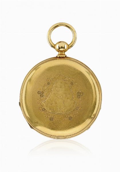 Lotto di due orologi da tasca a chiavetta in oro, periodo 1840  - Asta Orologi - Associazione Nazionale - Case d'Asta italiane