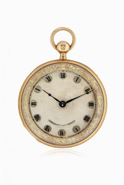 Orologio da tasca svizzero a chiavetta con ripetizione a quarti, firmato Bachelard & Trmond, periodo 1830  - Asta Orologi - Associazione Nazionale - Case d'Asta italiane