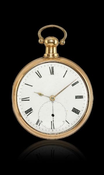 Orologio da tasca inglese a doppia cassa, scappamento rack-lever, firmato Roskell, periodo 1820  - Asta Orologi - Associazione Nazionale - Case d'Asta italiane