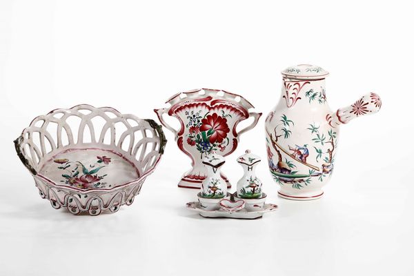 Una fioriera. Francia dell'est, XIX-XX secolo  - Asta Ceramiche | Cambi Time - Associazione Nazionale - Case d'Asta italiane