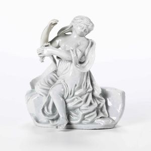 Figurina. Probabilmente Manifattura Veneta, XIX secolo  - Asta Ceramiche | Cambi Time - Associazione Nazionale - Case d'Asta italiane