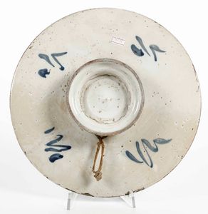 Una sottocoppa e un piatto. Savona, XVIII secolo  - Asta Ceramiche | Cambi Time - Associazione Nazionale - Case d'Asta italiane