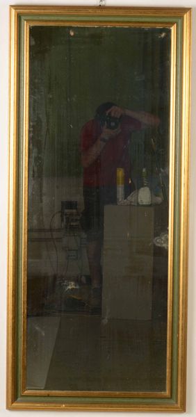 Specchiera dorata con fascia laccata verde, XX secolo  - Asta Antiquariato | Cambi Time - Associazione Nazionale - Case d'Asta italiane