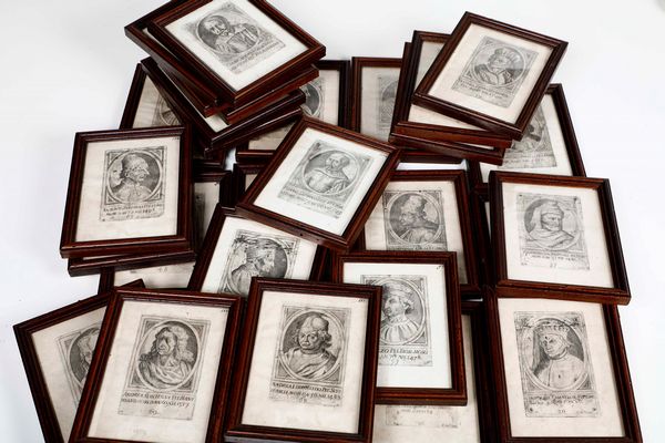 Lotto di 31 stampe di uomini illustri del'400  - Asta Antiquariato | Cambi Time - Associazione Nazionale - Case d'Asta italiane