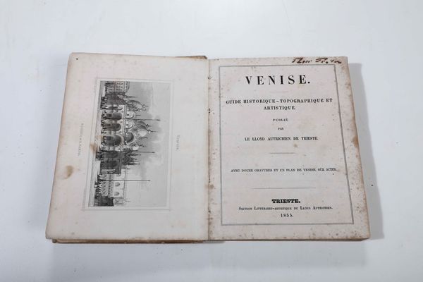 Artaria, Ferdinando (e figli) Nouveau Guide du voyageur en Italie...Milano,1851  - Asta Antiquariato | Cambi Time - Associazione Nazionale - Case d'Asta italiane