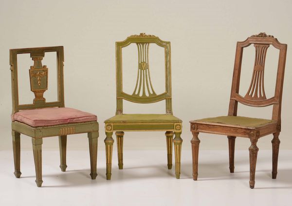 Tre sedie in stile Luigi XVI  - Asta Antiquariato | Cambi Time - Associazione Nazionale - Case d'Asta italiane