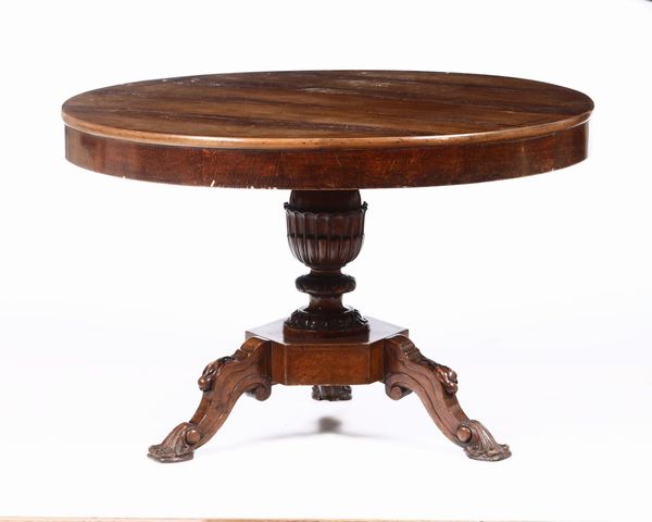 Tavolo con piano circolare, XIX secolo  - Asta Antiquariato | Cambi Time - Associazione Nazionale - Case d'Asta italiane